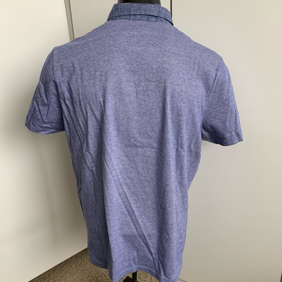 Ted Baker London size 5 men’s shirt sleeve blue polo shirt - Picture 4 of 4